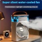 10 inch mini portable Air cooler Fan | USB Electric Fan with Led night Light - Image 4