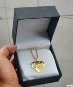 Custom Name Gold Plated Heart Locket for Women - Image 3