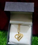 Custom Name Gold Plated Heart Locket for Women - Image 2