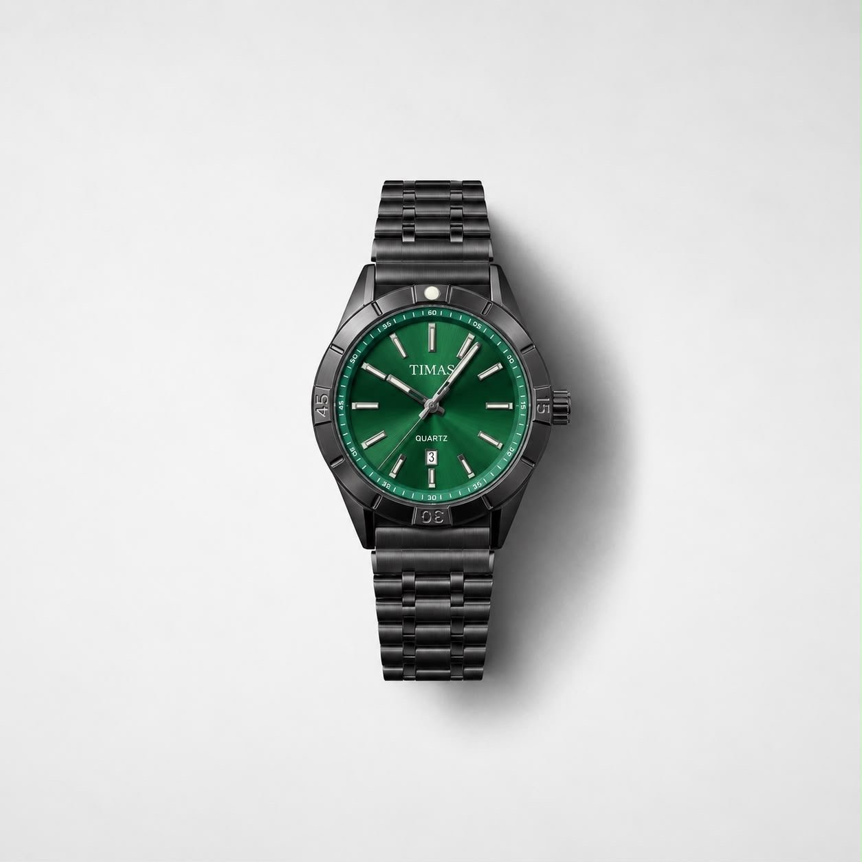 bb6c2021-e309-4cfb-a819-d96da3af8fa3 Timas Emerald Green Quartz Watch - Image 1